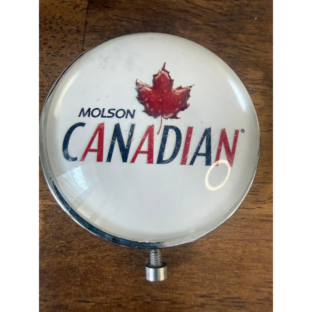 Vintage Molson Canadian Beer Tap Badge Medallion Bar Pub Draft Handle Insert - Picture 5 of 8